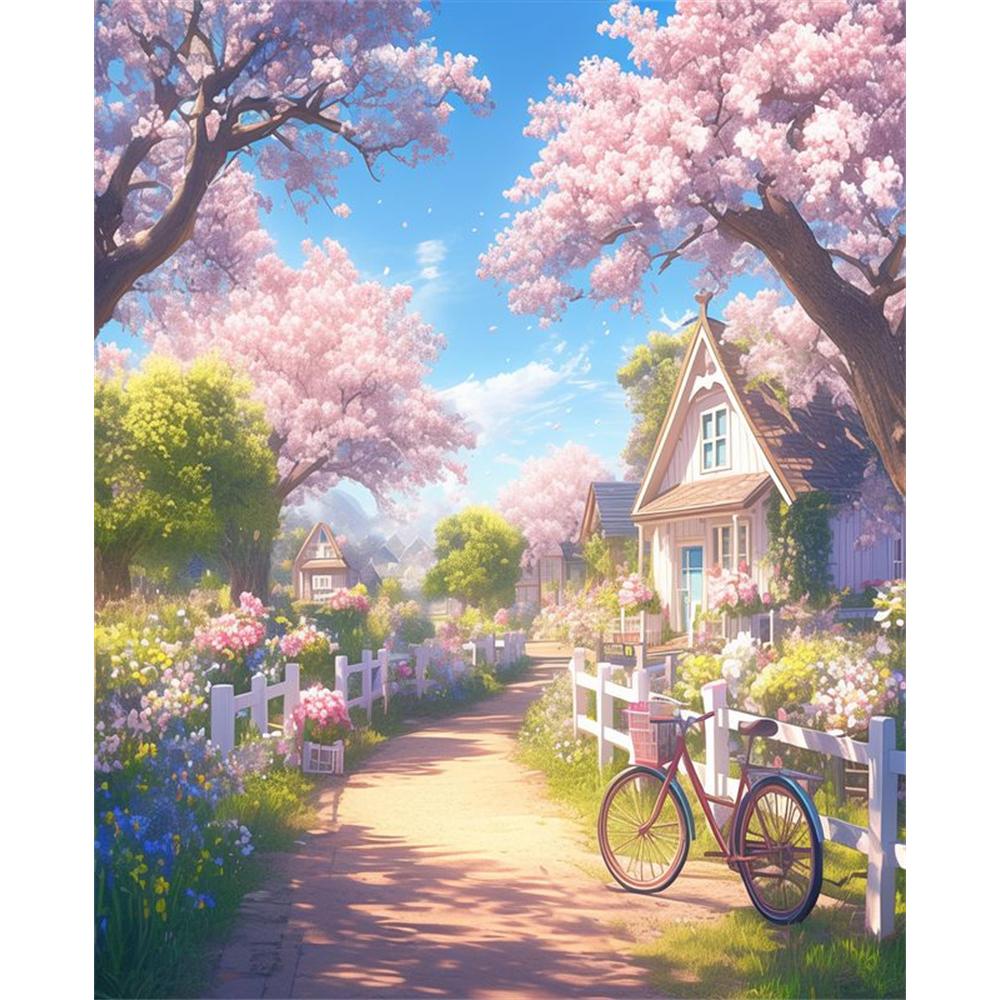 Алмазная живопись 5D Алмазная мозаика Пейзаж Природа Наборы Вышивка Алмазное искусство Наборы Искусство и ремесла Домашний декор