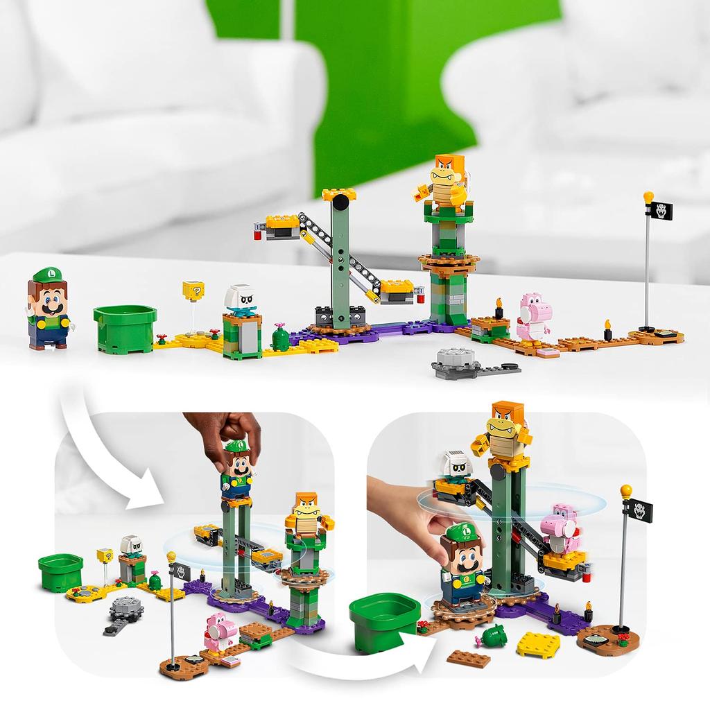 LEGO Стартовый набор Super Mario LEGO Luigi and the Beginning of Adventure, в комплект входит футляр для переноски [выгода производителя] ~ 71387+