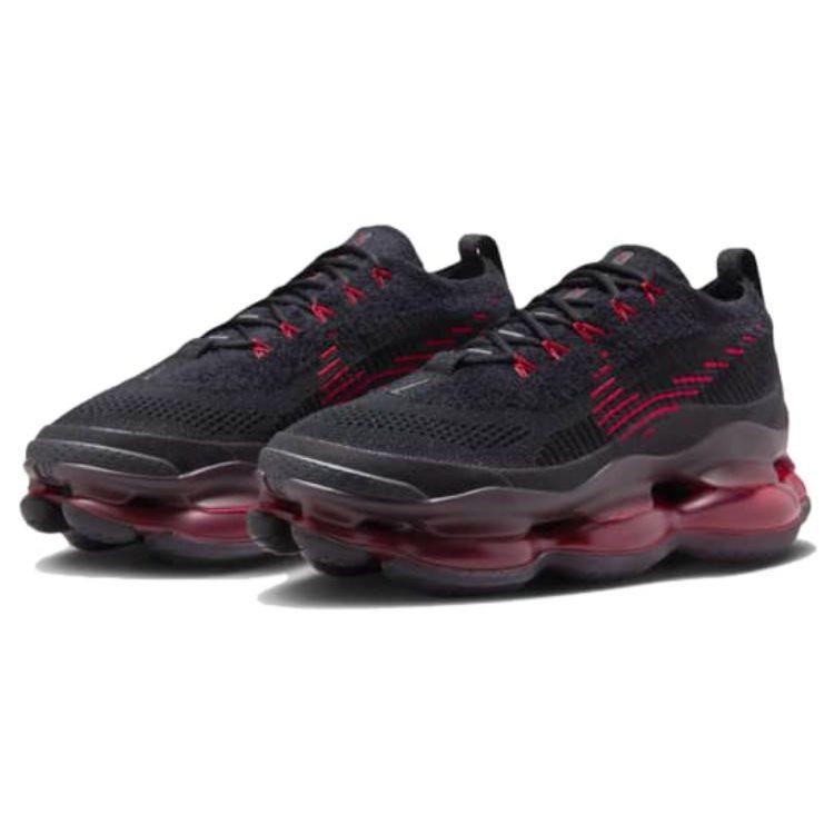 Nike Мужские кроссовки Air Max Scorpion Flyknit Bred, черные, университетский красный DJ4701-004