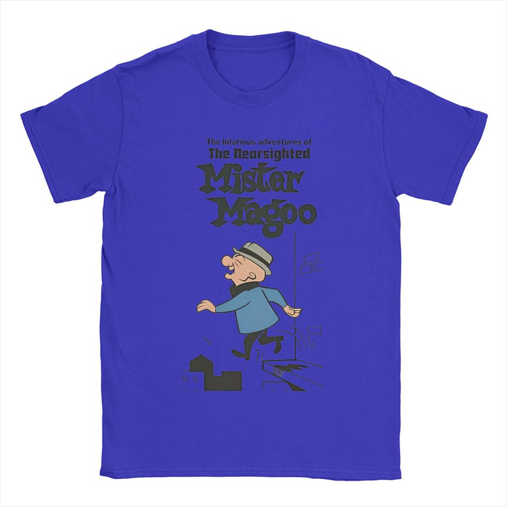 Мужчины Женщины Печать Г-н. Футболка Magoo Funny T Shirt Tee Хлопковые футболки Одежда