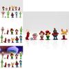 Festive Green Character Figurines Set For Christmas Decoration And Gifts