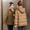 Down Cotton Jacket Padded Jacket Women's Short 2025 New Padded Jacket Korean Version Loose Winter Thick Bread Jacket