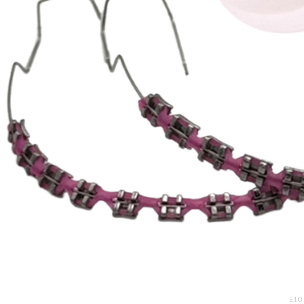 Временное украшение для зубов, практическое применение, металлические скобки для студентов