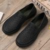 Summer Men's Shoes New Mesh Shoes Breathable Casual Foot Shoes Men's Large Size Thick Sole Daily Single Shoes Men