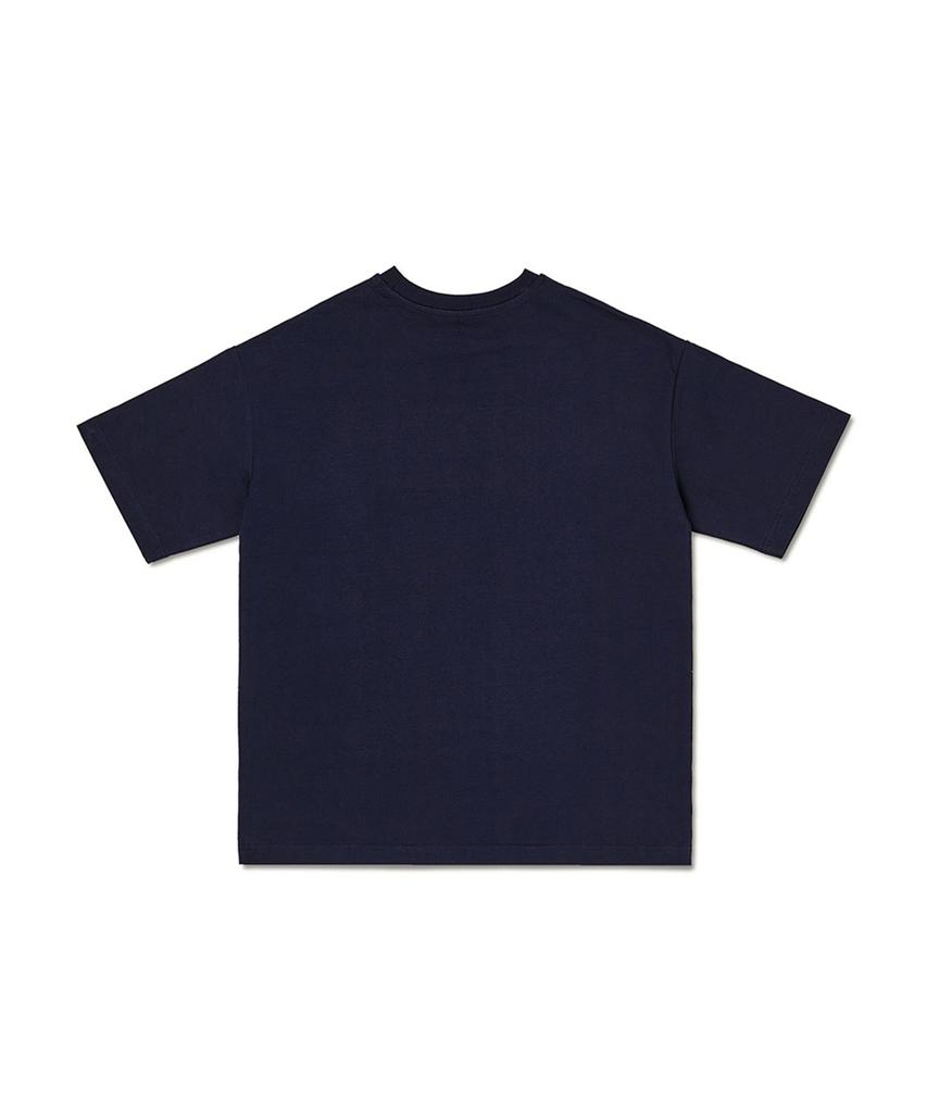 LOTSYOU Lotsyou_Silver Heart Tee Navy