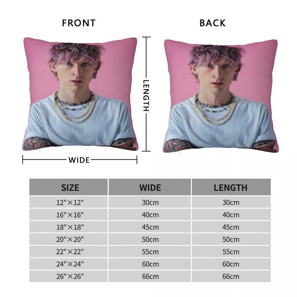 Mgk Lost Americana Tour - Pillow Cover Merch Printed Cushion Cover Gift Throw Pillow Case Cover Home Multiple Sizes