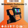 Автомобильное радио Android Auto Carplay для Mitsubishi Outlander 3 2012-2019 Мультимедийный проигрыватель Головное устройство Стерео GPS Навигация BT WIFI 1+16 ГБ