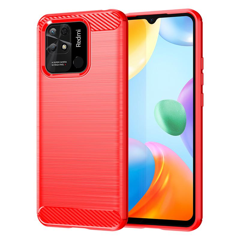 Для чехла Xiaomi Redmi 10C Чехол для Redmi 10C 10 9T 9A 9AT 9C 11 M4 X4 Pro 5G Силиконовый углеродный волокнистый задний чехол для Redmi 10C Чехол