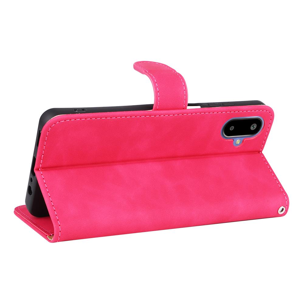 Кожаный чехол для Samsung Galaxy F06 5G/M06 5G с эффектом кожи, противоударный, кошелек, откидная крышка для телефона