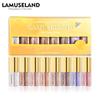 Travel Kit Samll Size 8 Colors/Set Shining Liquid Eye Shadow Beauty Glitter Waterproof Lasting Eyeshadow Eye Makeup