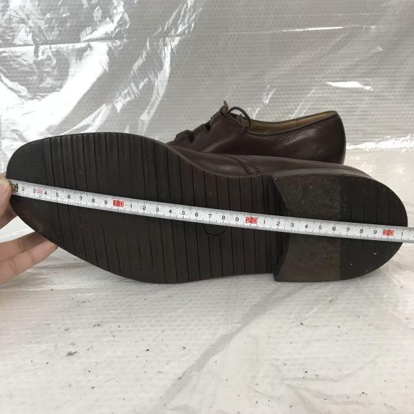 Туфли дерби ручной работы Gravati 90-х годов из кожи с U-образным мыском 11M 28,5-29 см Коричневые(ИСПОЛЬЗОВАЛ)