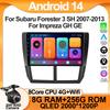 Android 13 Carplay Car Radio для Subaru Forester 3 SH 2007-2013 для Impreza GH GE 2 Din мультимедийный проигрыватель Carplay Auto Stereo
