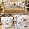 Моющиеся чехлы на подушки в европейском стиле с принтом, наволочка для дивана для гостиной, автомобильная подушка, подушка для поясничной поддержки, съемный чехол