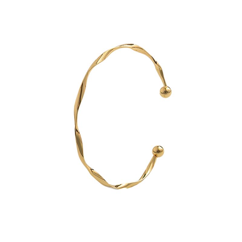 Браслет Mobius Plain с регулируемым открытым кольцом — модный парный дизайн, гонконгский стиль для женщин