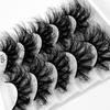 5 Pairs Handmade Fuffy Lashes Thick Long Eye Lashes False Eyelashes Volume Dramatic 8D Faux Mink