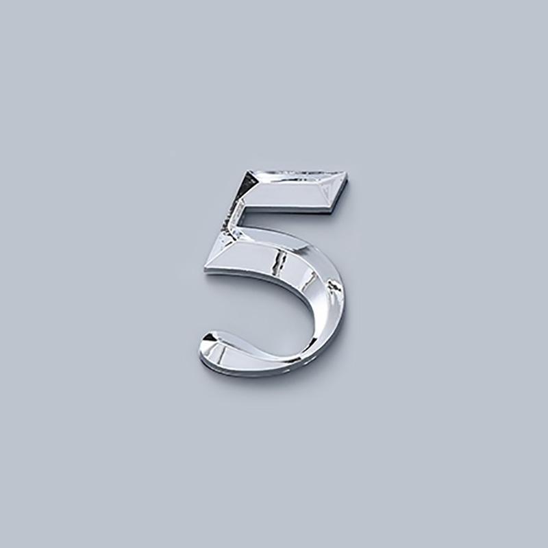 1 шт., адресная табличка, 3D табличка, номер двери, адрес дома, почтовый ящик, знак, наклейка, самоклеящаяся 7 см