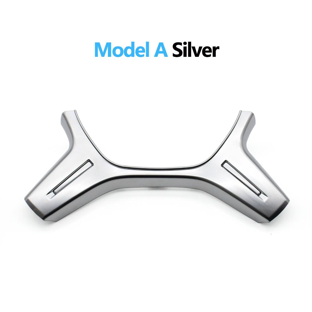 Автомобильный серебристый чехол на руль, замена панели для Mercedes Benz CEM ML GL GLS G Class W204 W212 W166 W463