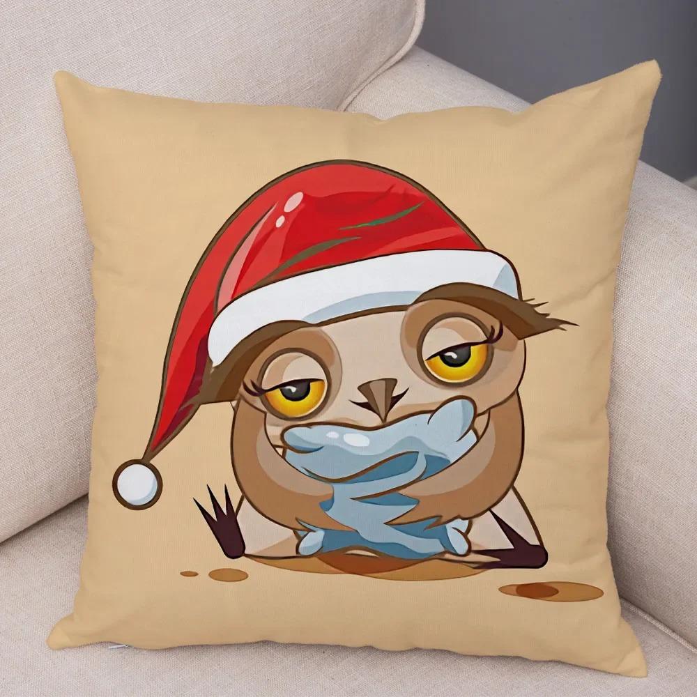 Милая мультяшная сова наволочка для кабинета офисная гостиная домашняя наволочка украшения для автомобиля