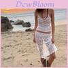 Женский кружевной топ-ками на бретельках в стиле стритвир с эластичной тканью для летнего повседневного ношения