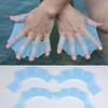 Pair of Webbed Gloves Swimming Fins Hand Webbed Flippers Swim Training Gloves S M L
