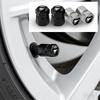 AJR1 4Pcs Car Metal Wheel Tyre Valve Caps Stem Covers For Ford Focus Kuga Mondeo Ranger Fiesta Mustang ST Shelby Fusion Edge Escape