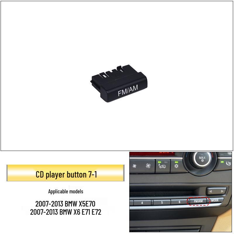 Совместимая аудио ручка для BMW X5/X6 E70/E71 CD-плеер регулировка громкости