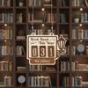Подвесные книги Трекер прочитанных книг Книги, прочитанные в этом году Книжный декор Книжная полка Прилавок Персонализированный счетчик чтения