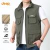 Мужской сетчатый жилет JEEP с множеством карманов для рыбалки