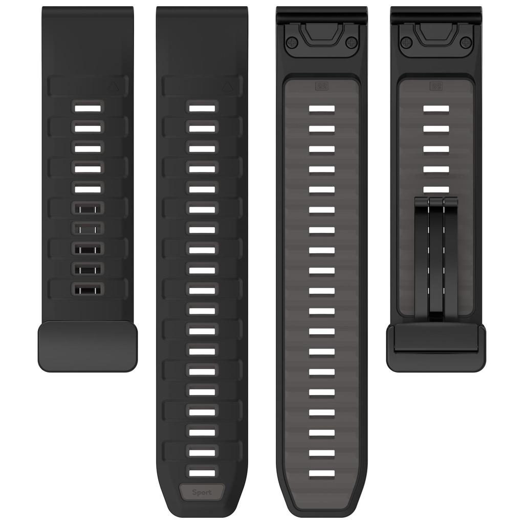 26mm Watch Band For Garmin Enduro 3/Fenix 8 51mm/Instinct 2X Breathable Silicone Strap with Magnetic Folding Clasp