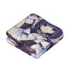 Nekopara Coconut Cinnamon Azuki Flannel Blanket Anime Chocola Vanilla Sexy Gir Vintage Throw Blankets for Home 150*125cm Quilt