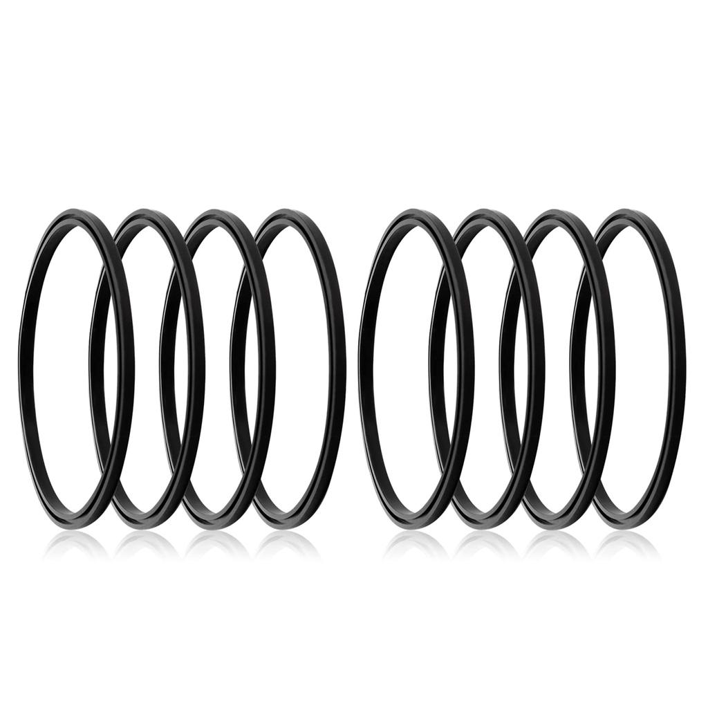 Set of 8 Silicone Sealing Rings Insulated Mug Thermal Mug Replacement Seals Vacuum Bottle Cover Stopper Thermal Gaskets