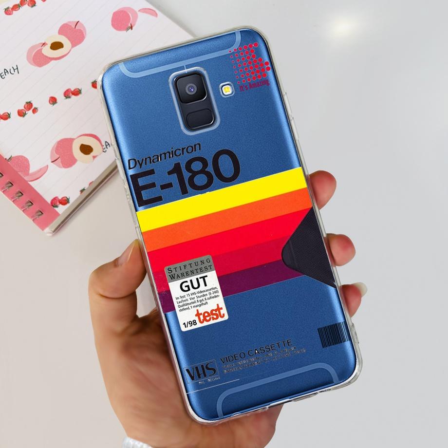 Чехлы для Samsung Galaxy A6 2018 задняя крышка телефона SM-A600 A600F для samsung A6 plus 2018 A605 A605F A6+ Fundas защитный чехол