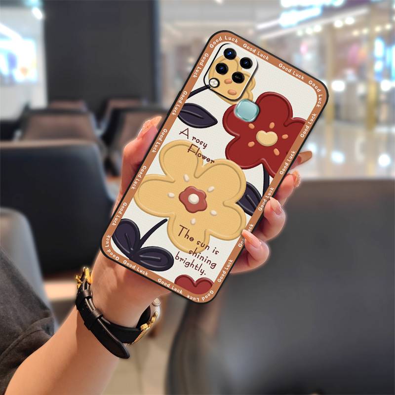 Грязеотталкивающий Ударопрочный Чехол для телефона Для infinix X689/X689C/Hot 10S/Hot 10T Водонепроницаемый Полная защита Мультяшный Милый