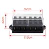 YJ-FB017 Automotive Circuit Blade Fuse Box 6 Ways Car Boat RV Block Holder Case