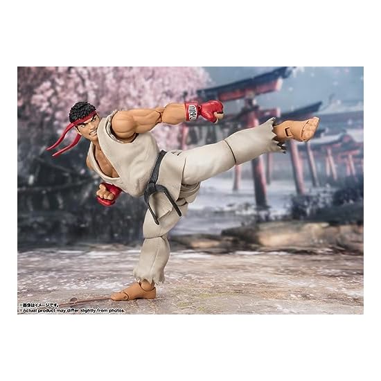 TAMASHII NATIONS SHFiguarts Street Fighter Ryu -Наряд 2- Приблизительно. 150 мм ПВХ и АБС Окрашенное Action F