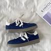 Navy Blue Women's Retro Niche Versatile Board Shoes Platform Casual Sports Shoes