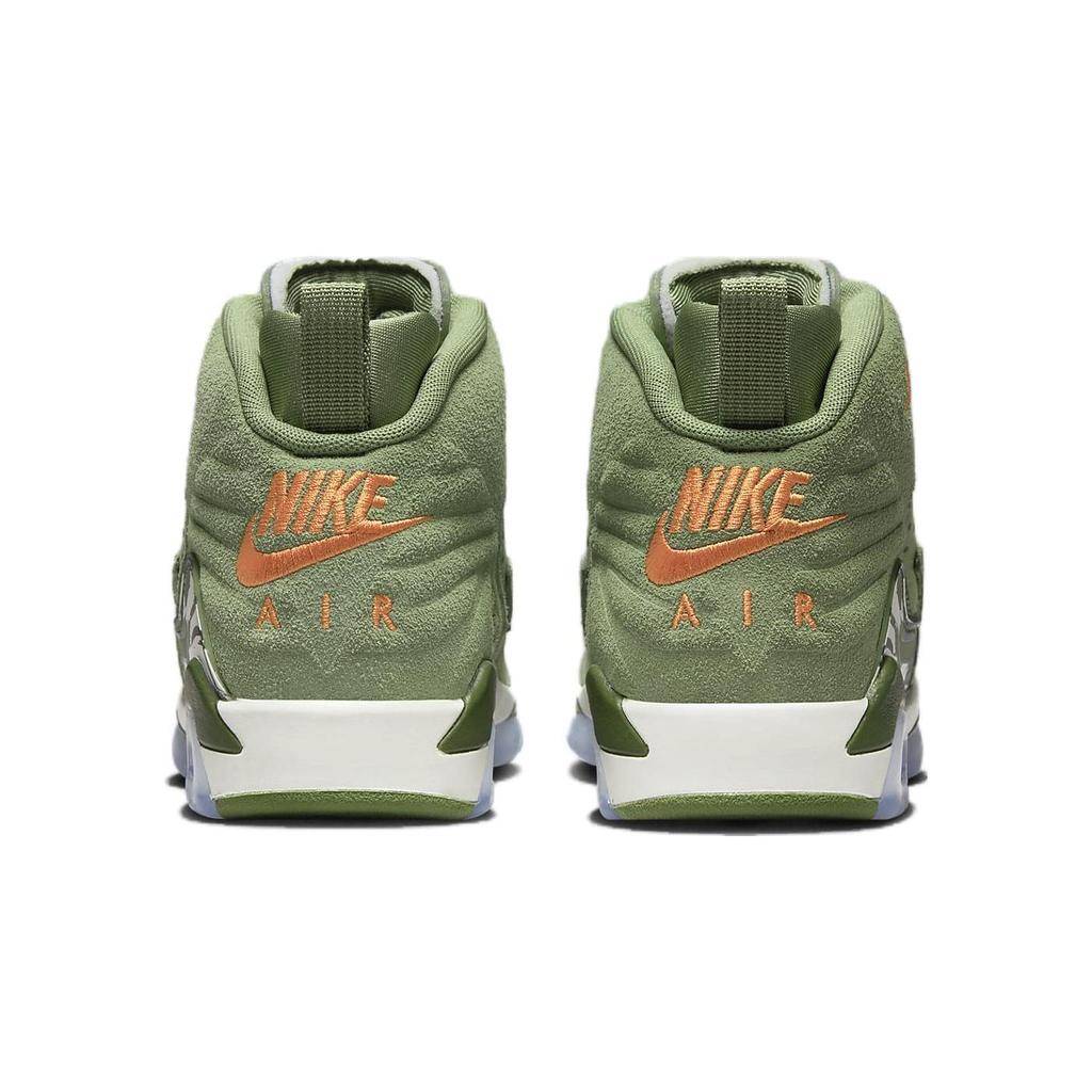 Air Jordan MVP GS Sky J Светло-оливковые детские кроссовки Зеленый Ярко-мандариновый Черный DZ5577-300