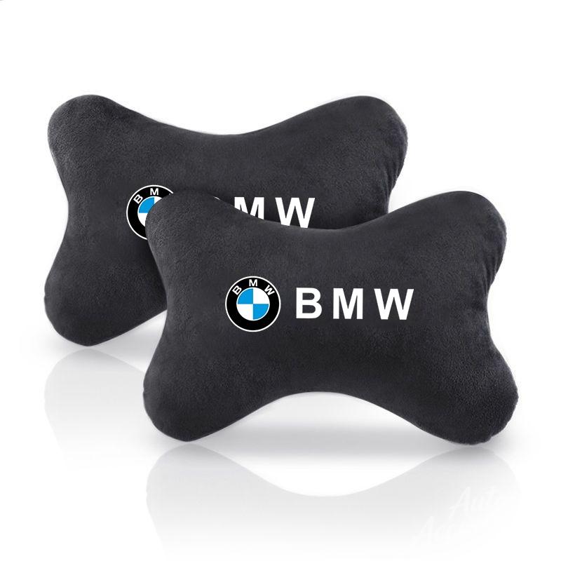 DZBW6 Car Headrest Rest Neck Pillow Cushion Seat Belt Shoulder Pads For BMW X1 X2 X3 X4 X5 X6 1 2 3 4 5 Sereis F30 F34 E90 G20 sticker