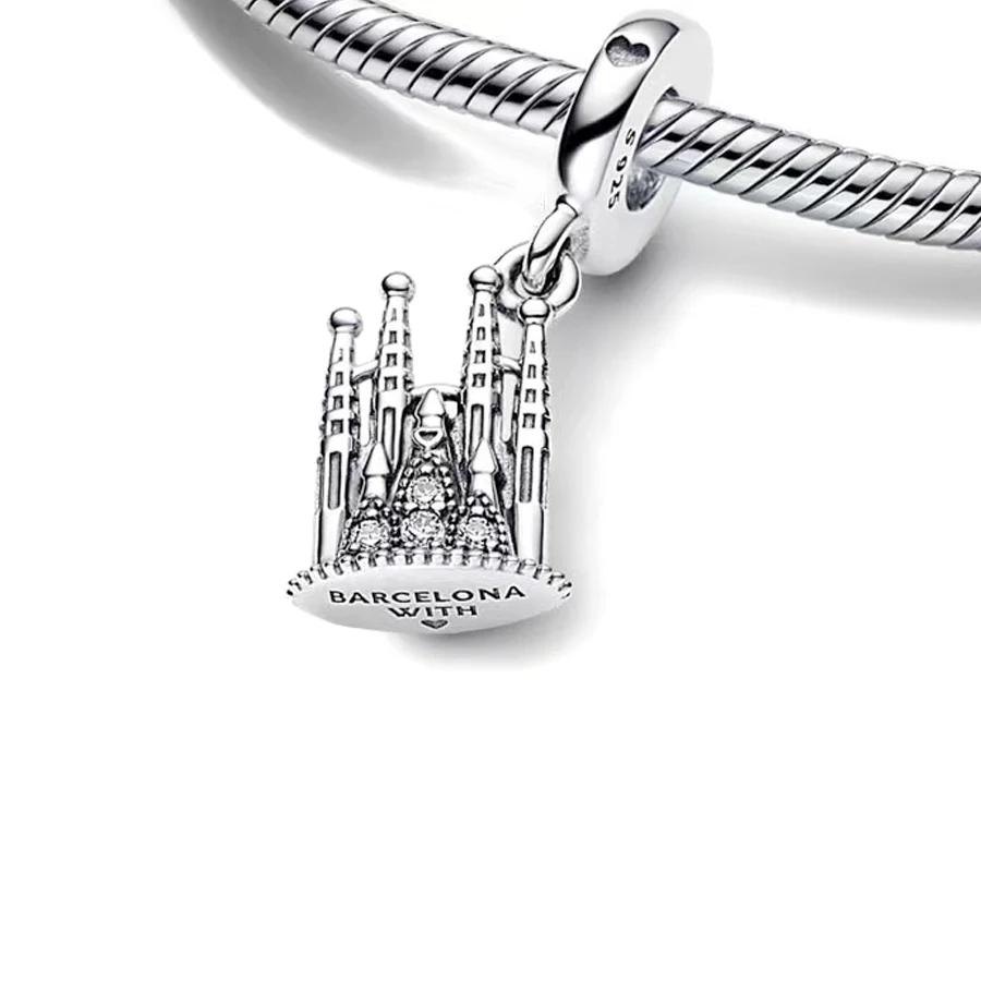 Подвеска-шарм 'Памятник Барселоны' для оригинального браслета-цепочки DIY Женские украшения Новинки Модные аксессуары