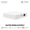 MOES Tuya Zigbee Matter Thread Проводной шлюз Умный домашний мост Matter Hub Поддержка голосового управления Siri Homekit Alexa google Home