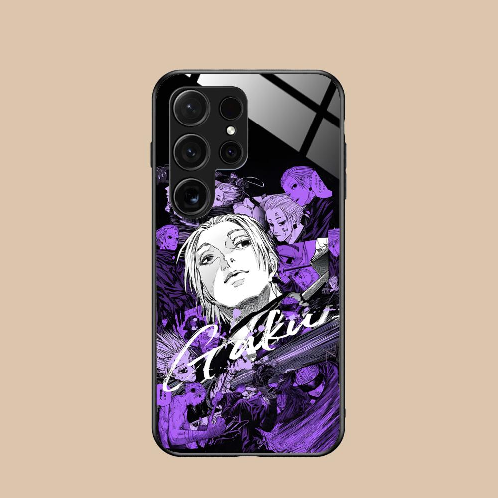 Sakamoto Days Gaku Phone Case for Samsung Galaxy S26 S25 S24 S23 S22 S21 S20 Note20 Plus FE Ultra Glass Colorful Cover Cover