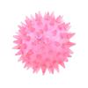 Bouncing Light-Up Ball Spiky Rubber Sensory Toy with Flashing Colors Cat Dog Chewing Toy Teeth Cleaning Thorn Balls