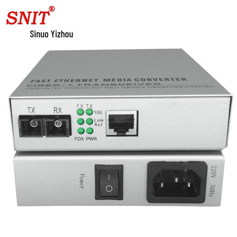 SNIT Telecom-Grade Fiber Optic Converters & Racks