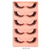 5 Pairs Of Oblique Flying Fox False Eyelashes, Natural Thick End Of The Eyes, Extended Eyelashes