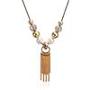 JMXD-Tassel Pendant ожерелье для женщин, ожерелье из хрустальных бусин, новые аксессуары, популярные аксессуары