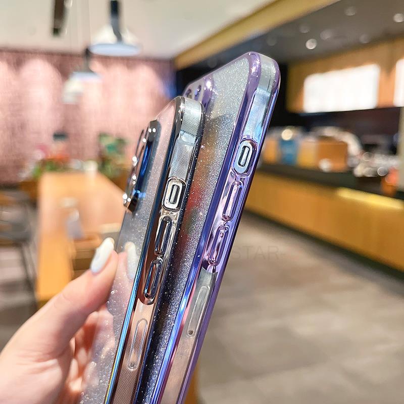 Роскошный чехол с блестящим градиентным покрытием A 52 32 53 33 13 для Samsung Galaxy A53 A33 A13 A52 A32 A72 A23 4G 5G, силиконовая задняя крышка