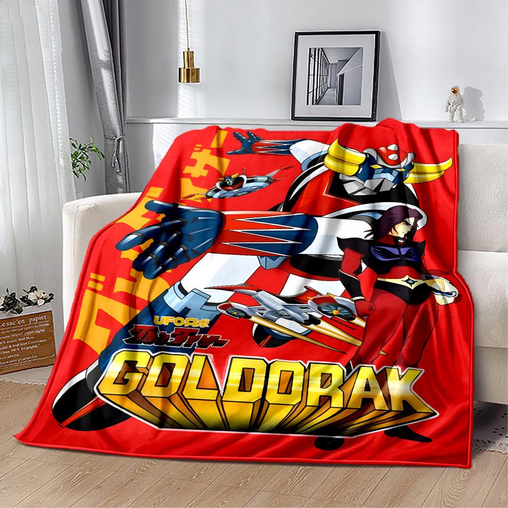 Giant Robot Adventure Flannel Blanket-Soft and Suitable for Sofas,Beds,Offices,Travel,All Seasons,Great Gift for Holidays and Birthdays.