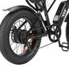 Электровелосипед YVY C20 Lite 20" с толстыми шинами, 1000 Вт, 48 В 15 Ач, Shimano 7 скоростей, механические дисковые тормоза, амортизационная подседельная труба для бездорожья и горных приключений
