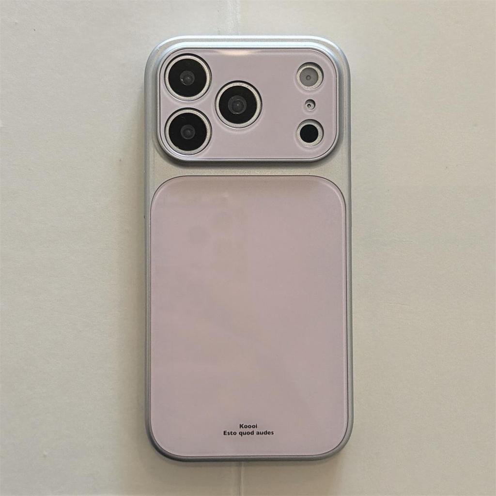 Однотонный чехол-макарон для iPhone 17 Pro Max с большим окном и защитой от падений