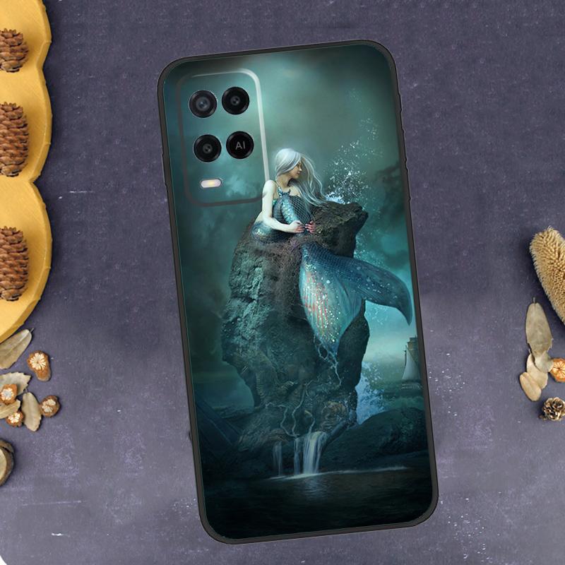 Mermaid Phone Case For Oppo A40 A60 A80 A78 A98 A18 A38 A58 A74 A94 A54 A16 A76 A96 A15 A17 A77 A57S